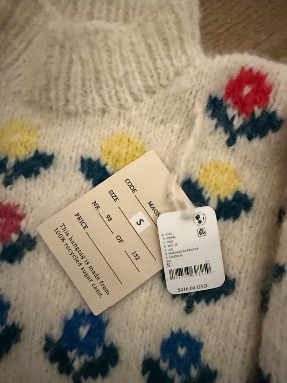 Frantic by Andrea Venturini Magnolia Floral Sweater - Picture 3 of 4
